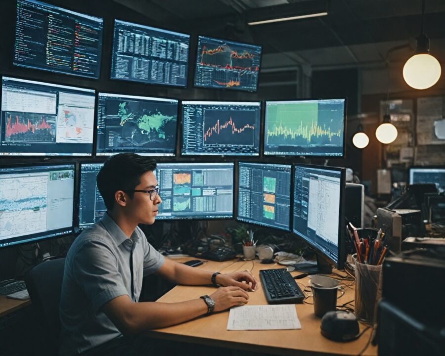 Como um estagiário contribui para o gerenciamento de marketplaces digitais