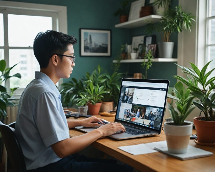 Como realizar apresentações de impacto no ambiente de trabalho remoto