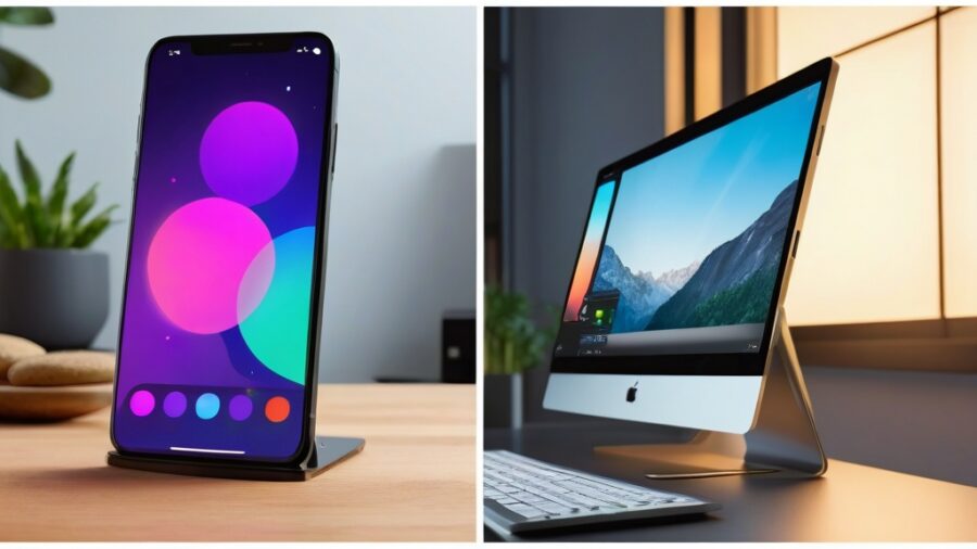 Diferenças entre Mobile App e Desktop Plataformas